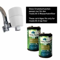 rivaALVA-S Ersatzkartuschen für Wasserhahnfilter direkt am Wasserhahn